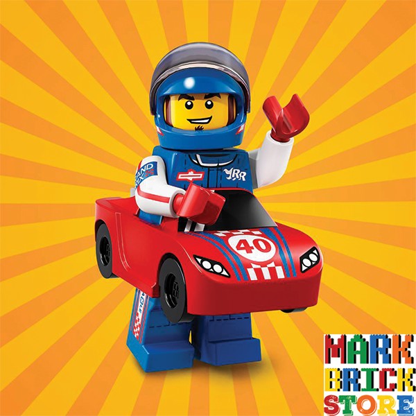 Lego Minifigures Series 18 Party Race Car Guy Shopee Malaysia