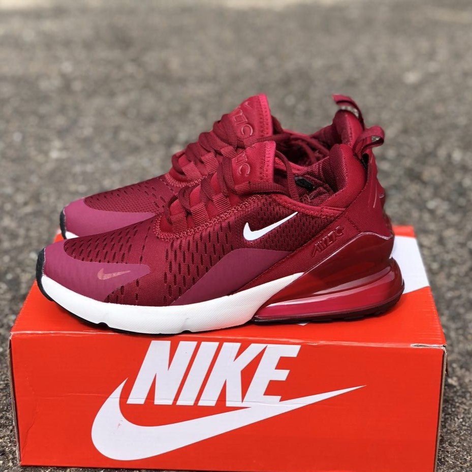 maroon nike 270