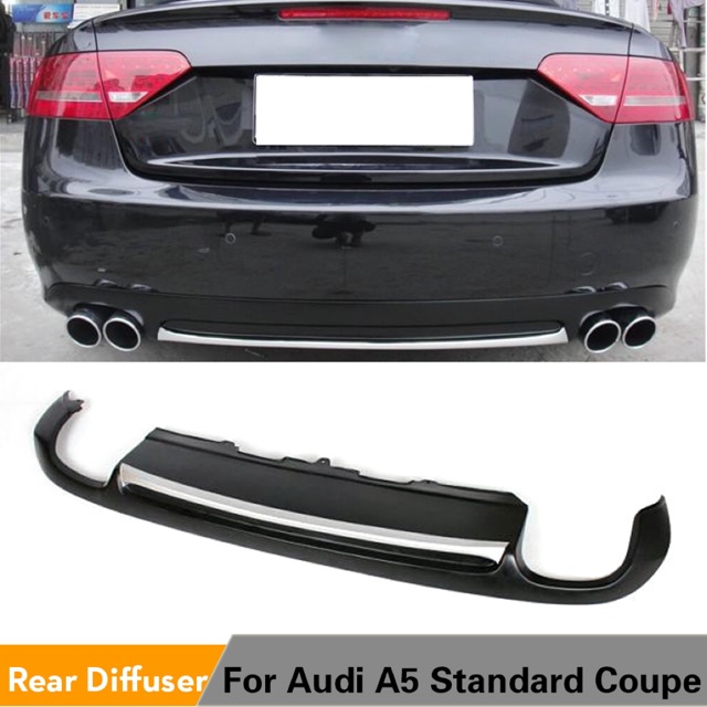 Audi A5 Rs5 S5 Rear Style Diffuser Lip Bodykit Body Kit 08 09 10 11 12 13 14 Shopee Malaysia