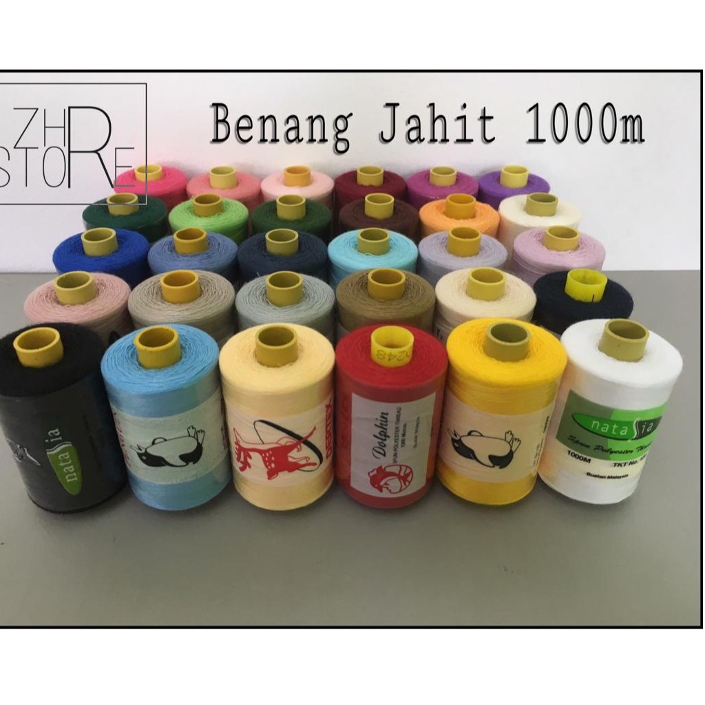 Ready Stock Benang Jahit  1000m 10biji Shopee Malaysia