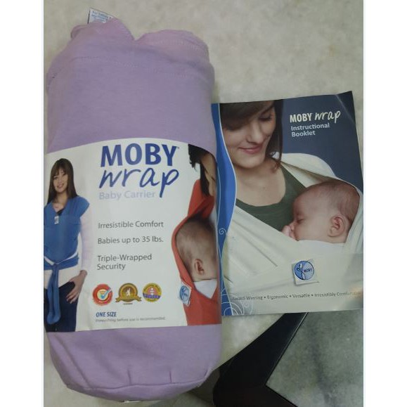 purple moby wrap