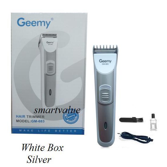 Gemei Geemy GM-683 Rechargeable Clipper Trimmer For Baby Hair, Men Hair or  Pets Fur | Shopee Malaysia