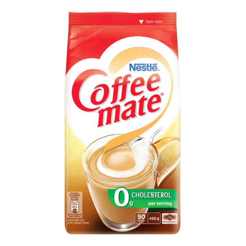NESTLE COFFEE Mate Pouch 450g NonDairy Coffee Creamer, 0g Cholesterol per serving Shopee