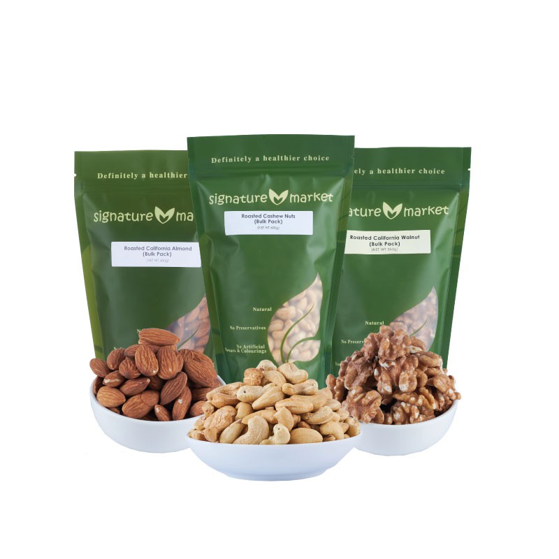 Signature Market 3x Roasted Nuts (For Baking) Bulk Packs | Shopee Malaysia