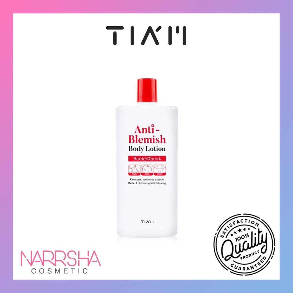 anti blemish body lotion