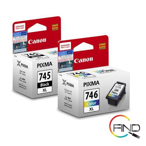 CANON PG745XL BLACK + CL746XL COLOR CARTRIDGE for iP2870S/2870/2872