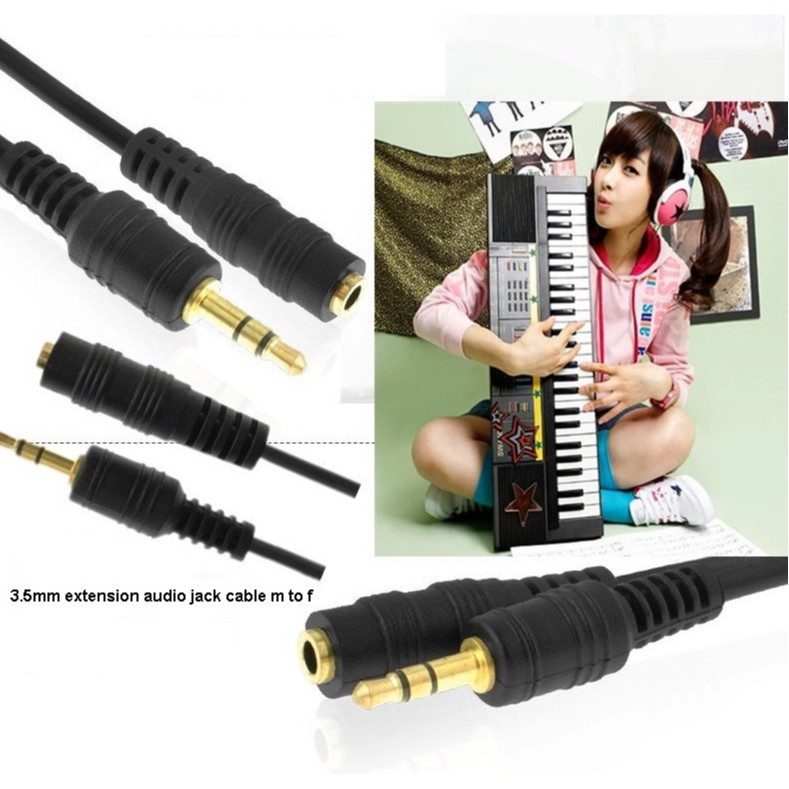 MYE 3.5mm Male to Female AUX Stereo Jack Audio Extension Cable 3M
