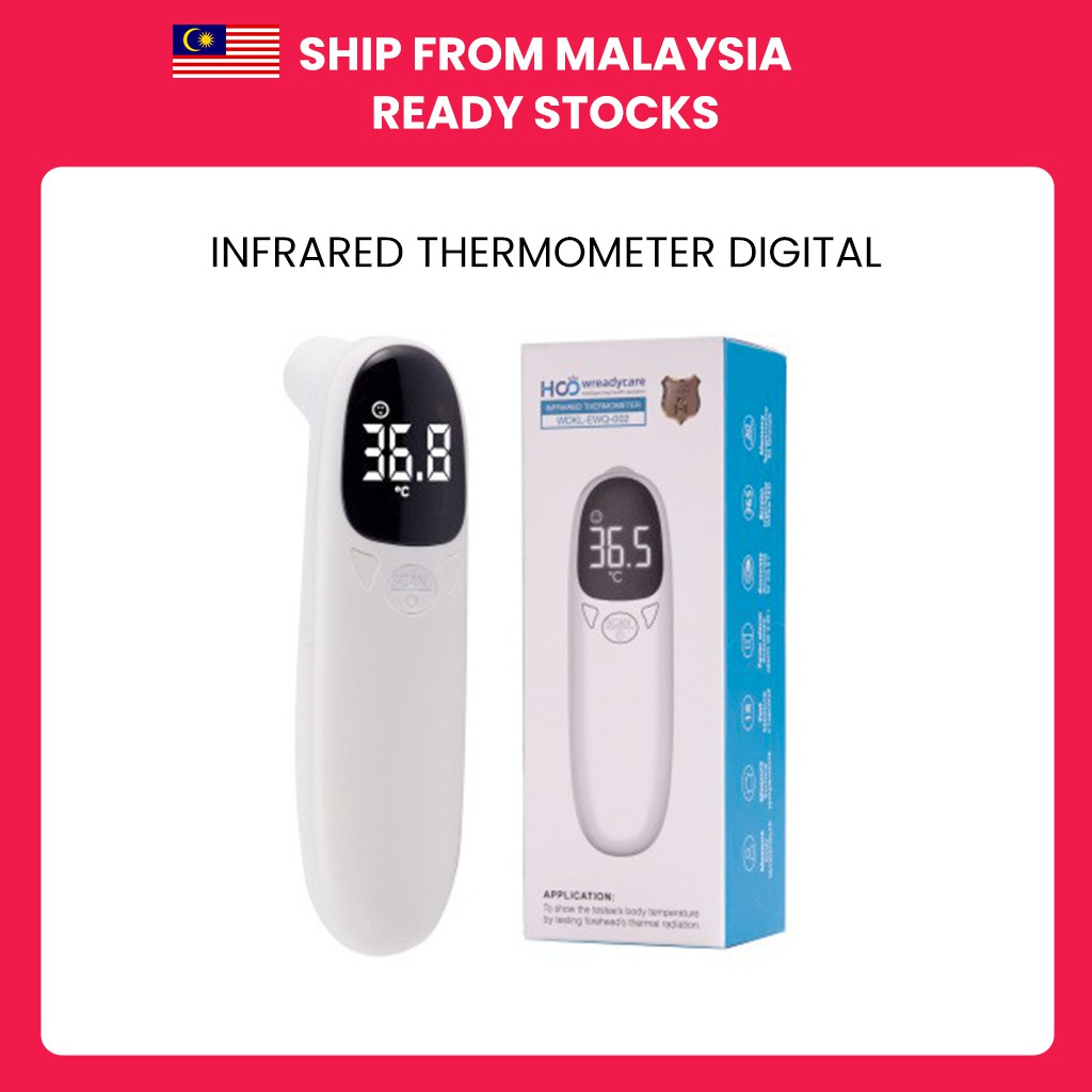 Infrared Thermometer Digital Scan Thermometer Gun Temperature Shopee