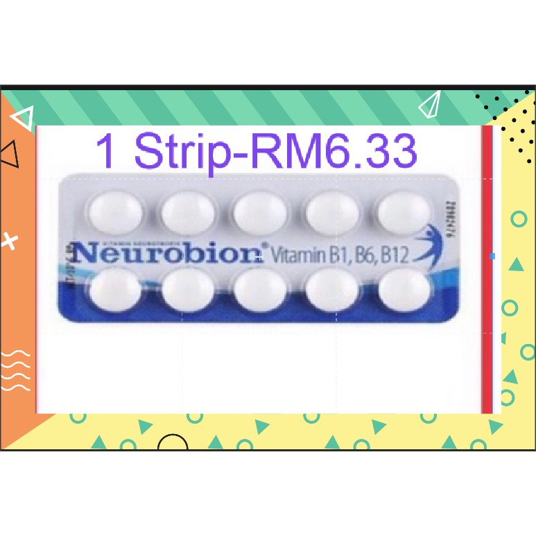 NEUROBION Vitamin B1, B6, B12 (Exp02/2021) Shopee Malaysia