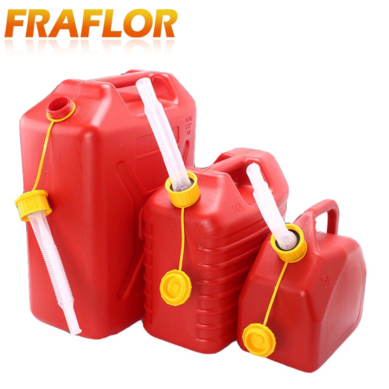 5L 10L Liter Spare Petrol Oil Gasoline Cans Fuel Tank Can Jerry Cans Explosion-proof Car Motorcycle Fuel Tanks Container