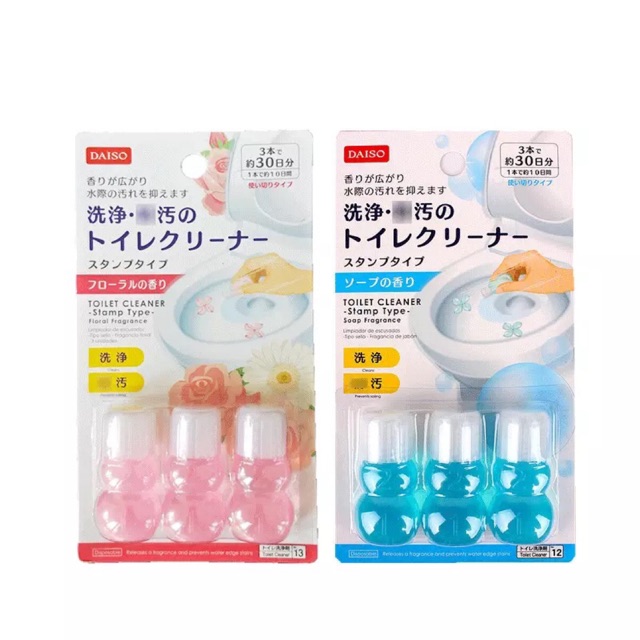 Daiso Toilet Stamp Toilet Bowl Toilet Cleaner Stamp Type Soap Fragrance