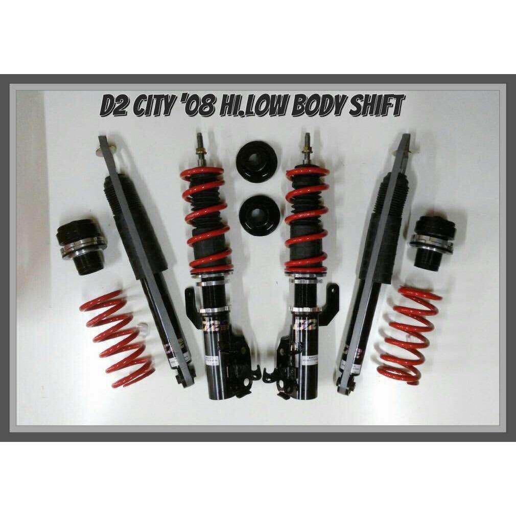 12:12 D2 ADJUSTABLE SUSPENSION HONDA CITY/JAZZ 2008-2020  Shopee 