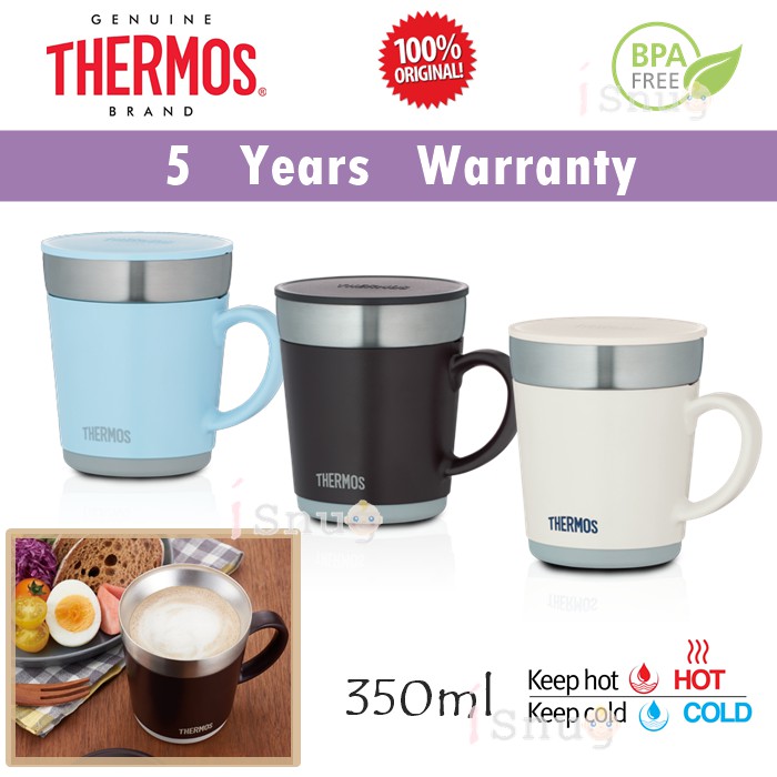 Thermos Unique Drinking Mug 350ml For Soup Coffee Tea Jdc 351 Shopee Malaysia