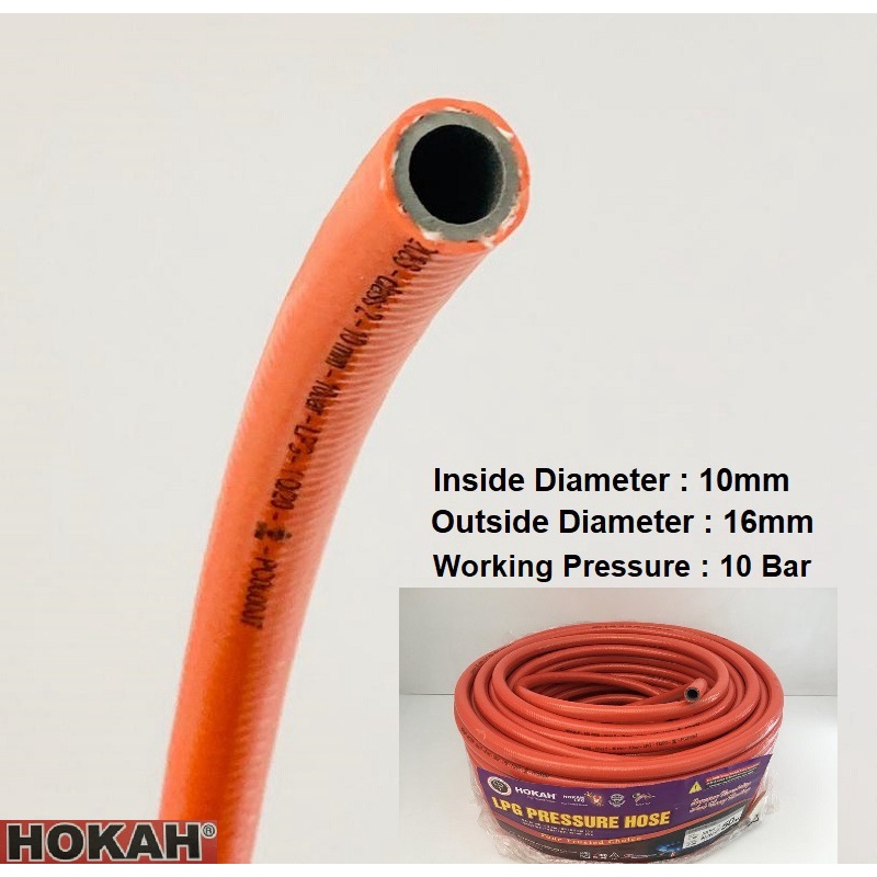 1 Meter Gas Hose High Pressure / Gas Pipe /Paip Gas Home Use Businese