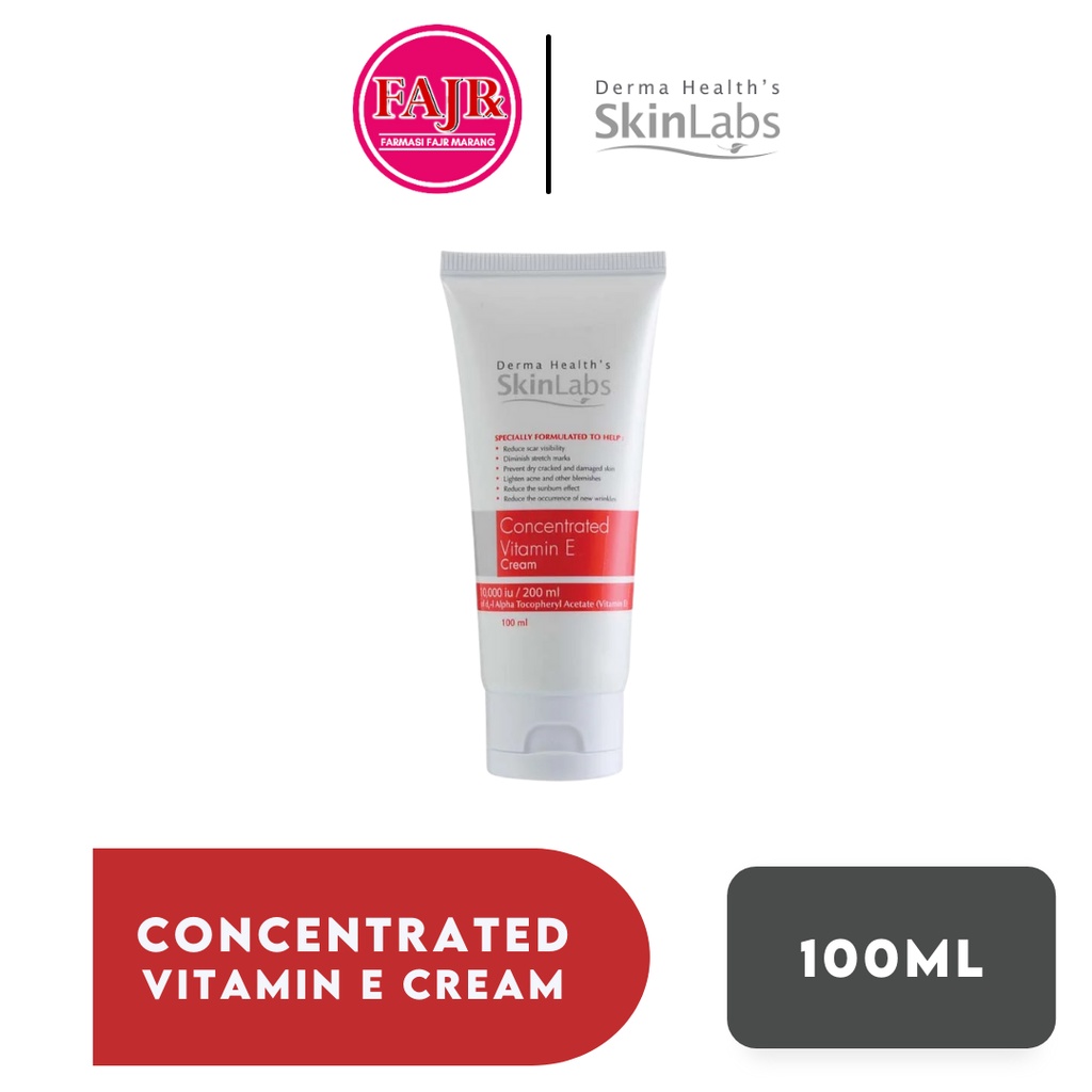 Derma Health's SkinLabs Concentrated Vitamin E Cream 100ML (10,000 iu