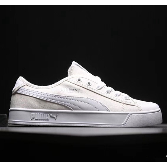 puma canvas trainers