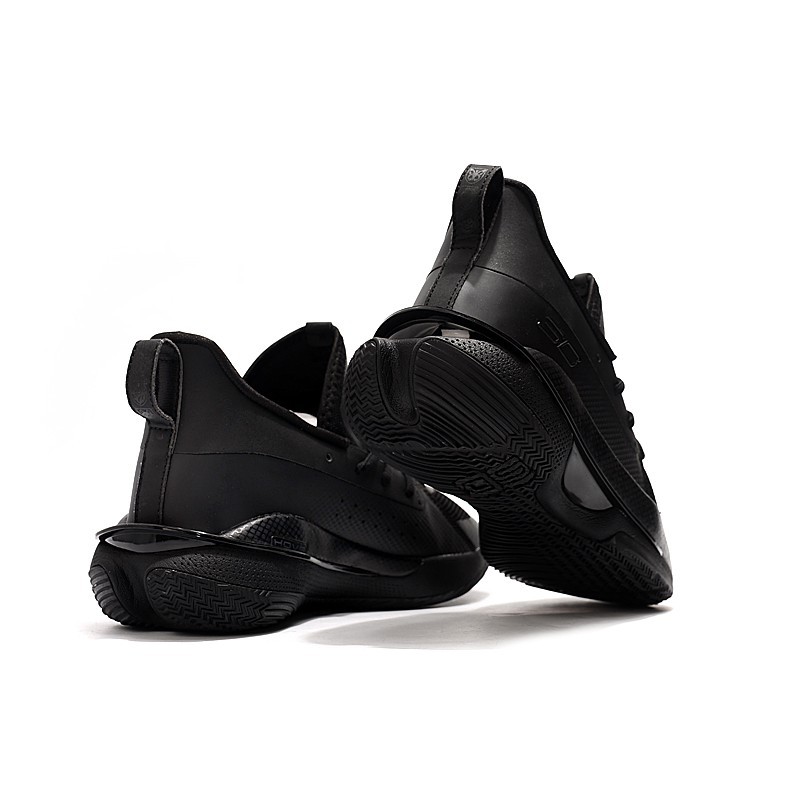 under armour all black basketball shoes