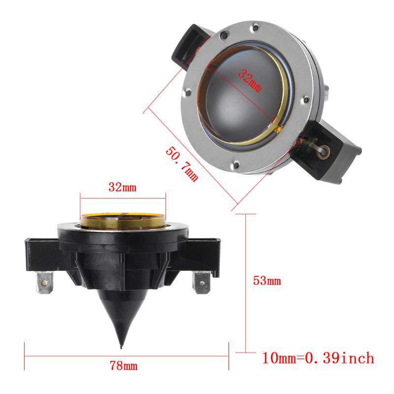 Tweeter Aft Diaphragm Membrane EV32 Audio for Electro Voice 