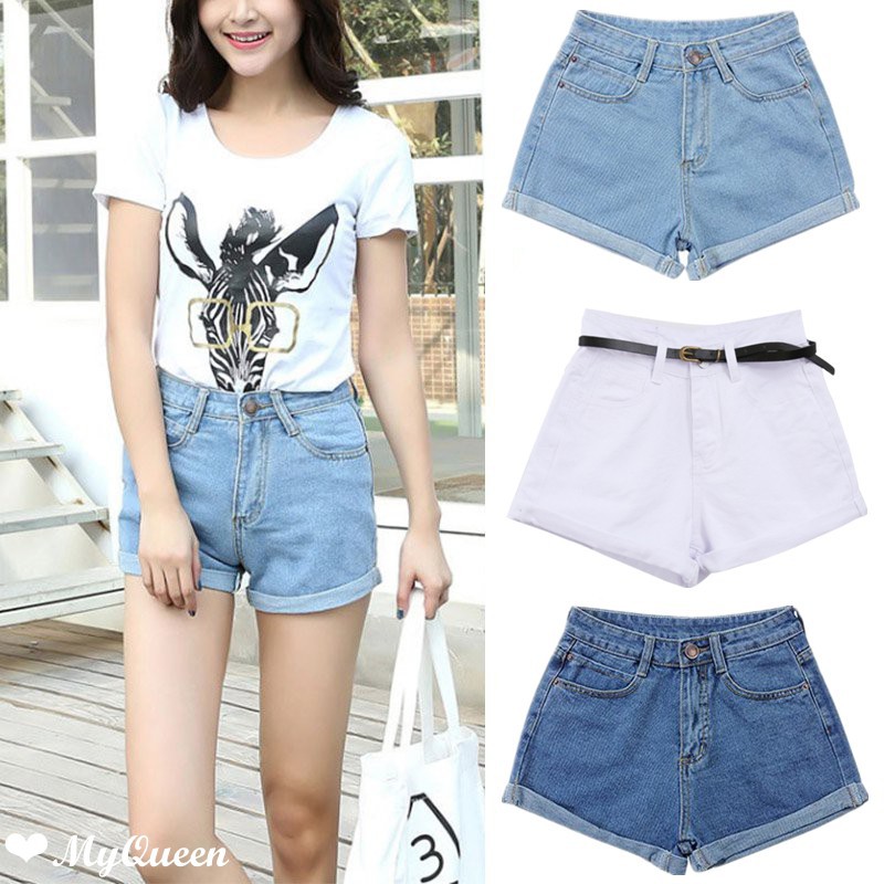 short pants girl jeans