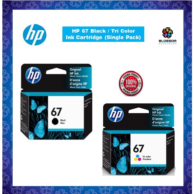 hp ink 67 black and color