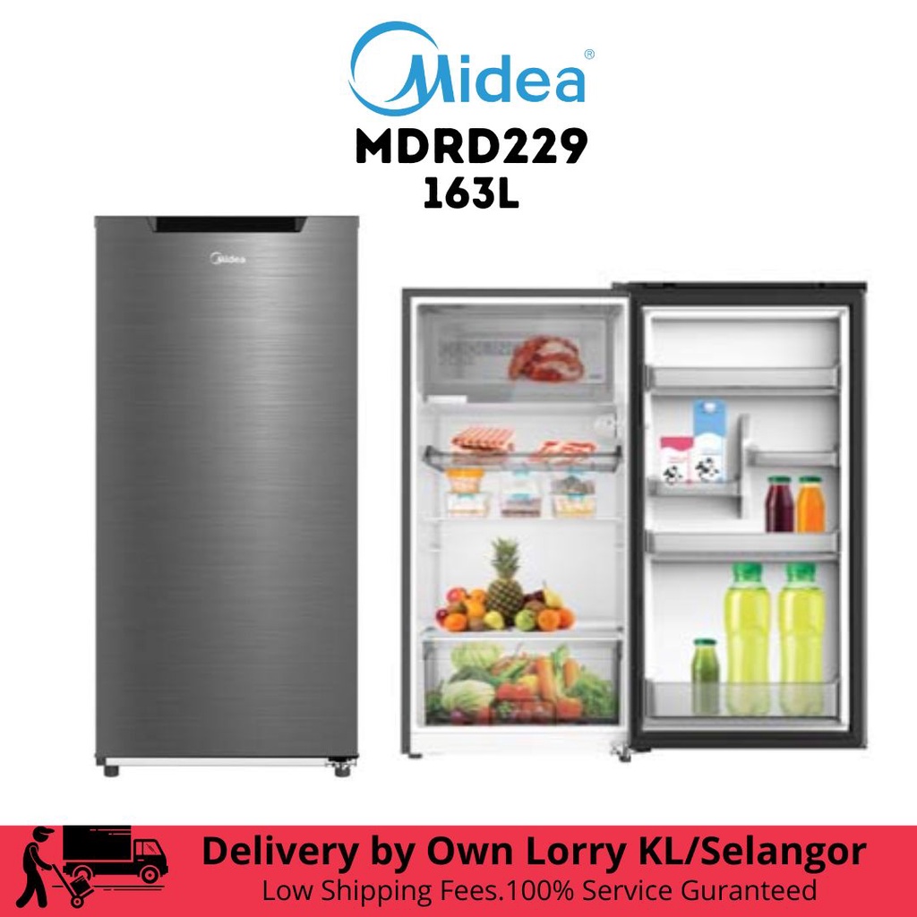 Midea Fridge Single Door Refrigerator 163L 196L