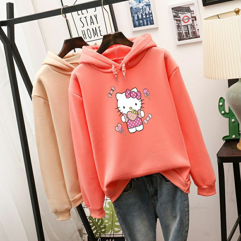 plus size hello kitty hoodie
