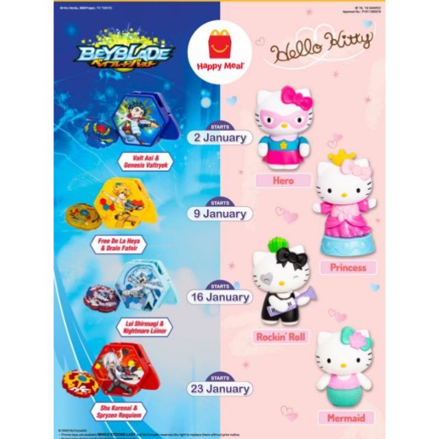 hello kitty mcdonalds toys 2018