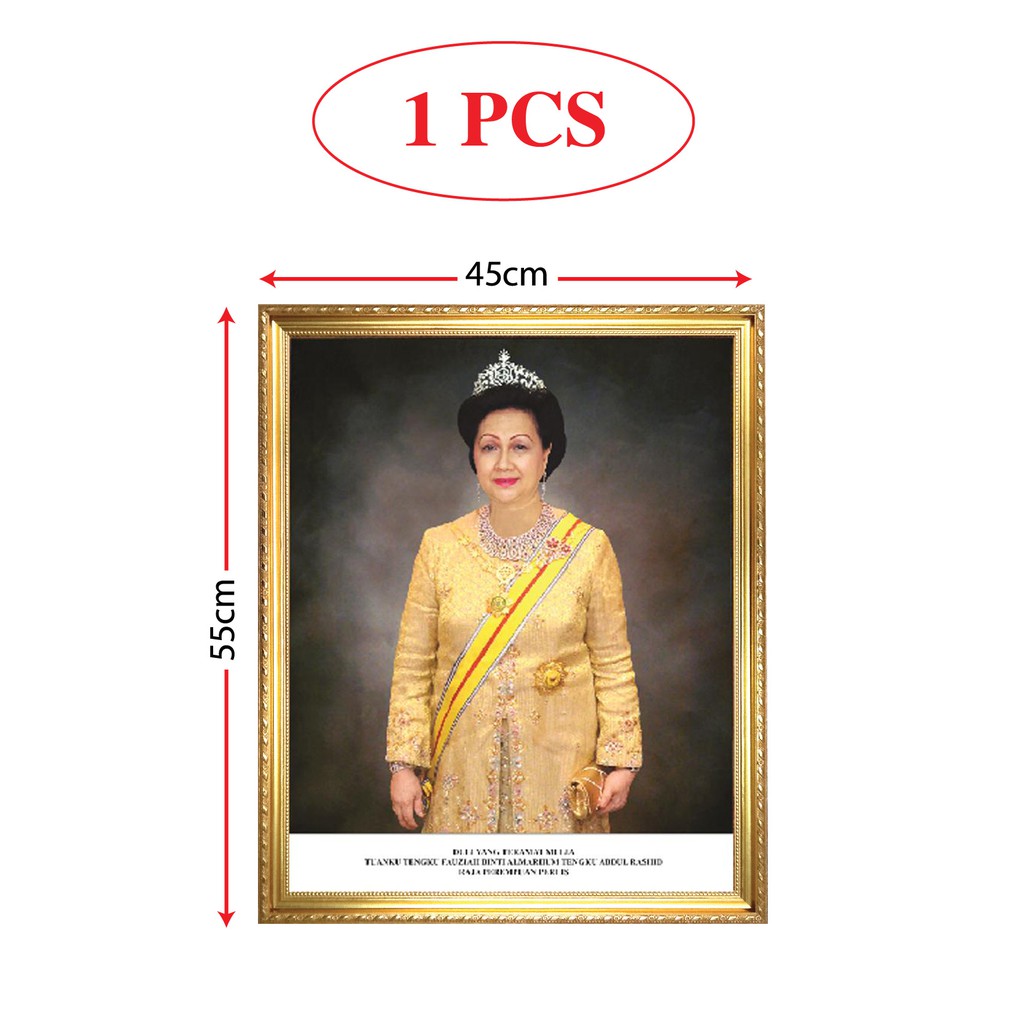 Bingkai Potret Permaisuri Sultan Perlis, Sultan Perlis Queen 