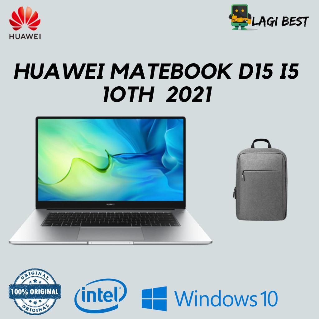 Huawei Matebook D15 I5 10th 2021 Shopee Malaysia