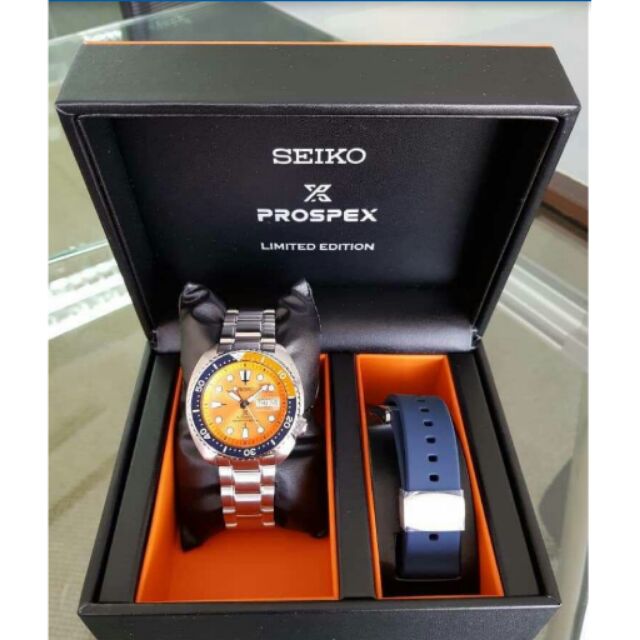 seiko prospex orange turtle