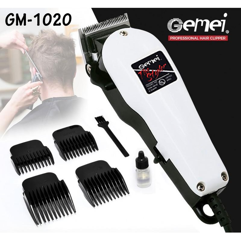 Progemei Gm 10 Professional Hair Clipper Hair Trimmer Stainless Steel Blade Shopee Malaysia