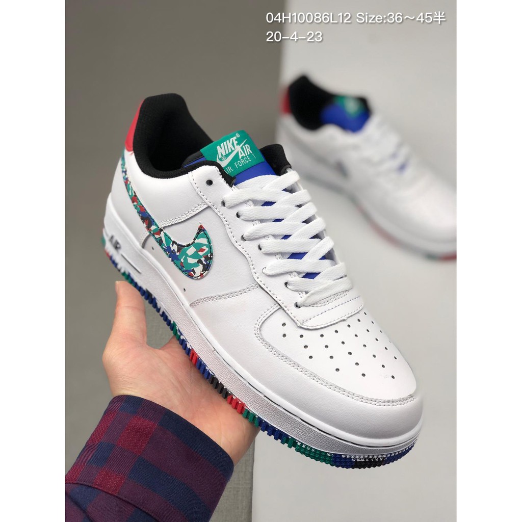 Original Nike Air Force 1 Low Crayon White Men's Shoes Women's Shoes Low  Top Sneakers Running Shoes 04H10086L12 Size: 36 ～ 45 | Shopee Malaysia