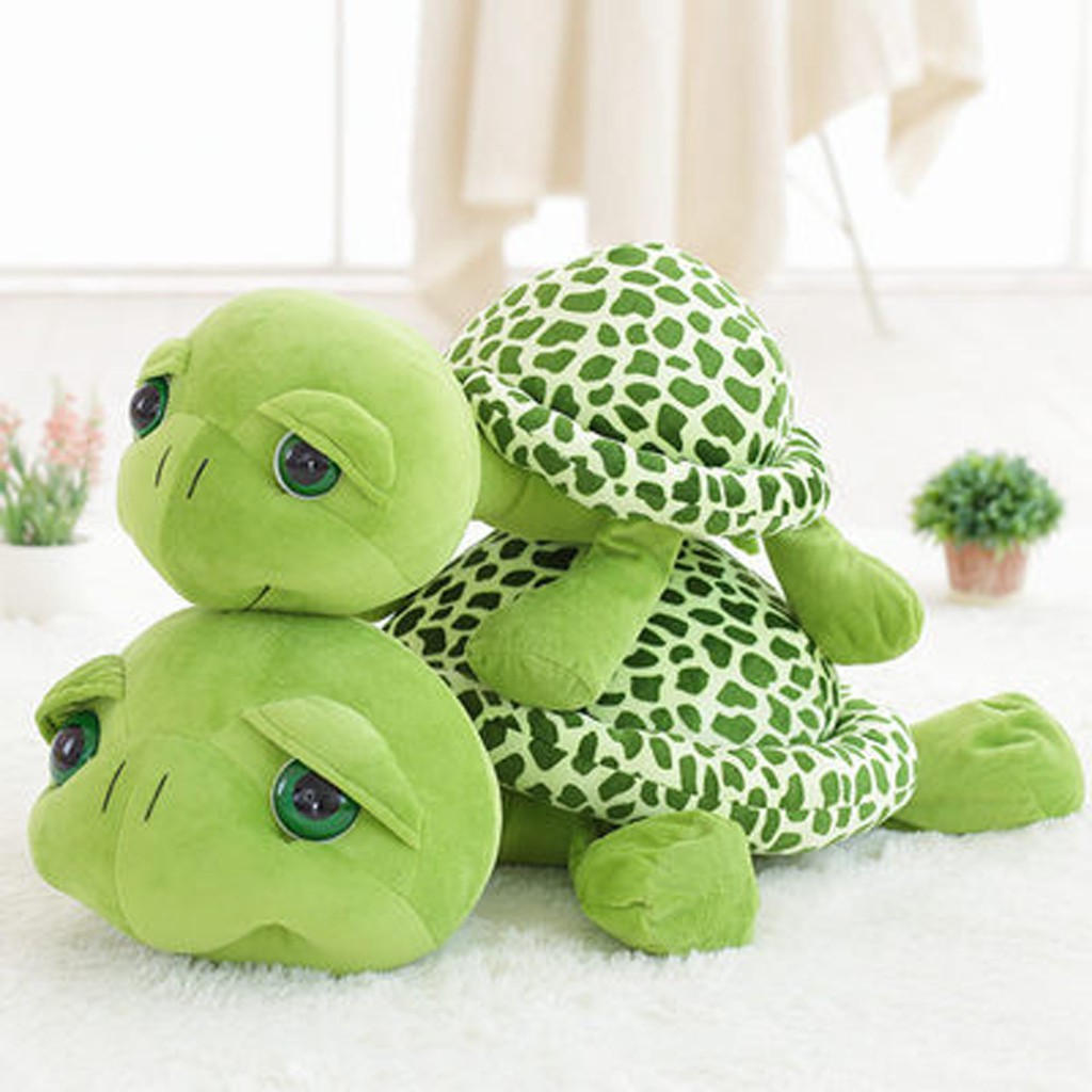 big stuffed animal turtle