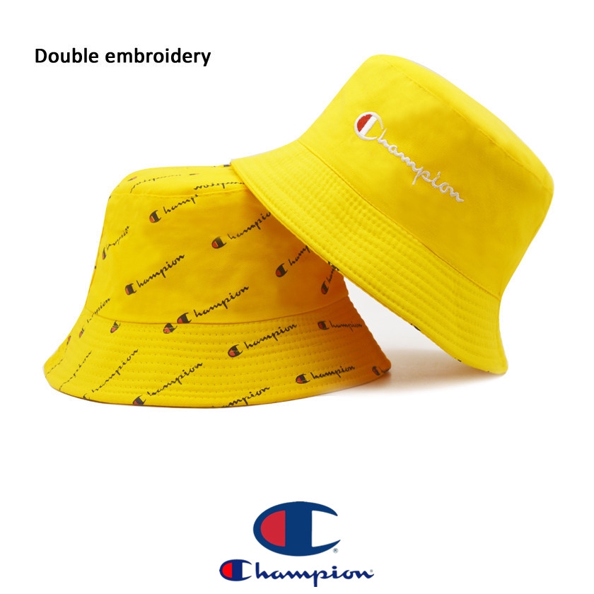 champion bucket hat yellow