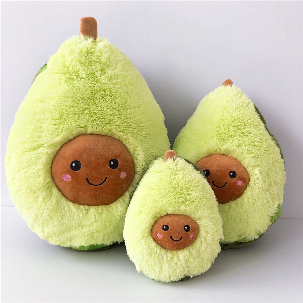 Spot ins creative fruit avocado pillow doll plush toy ...