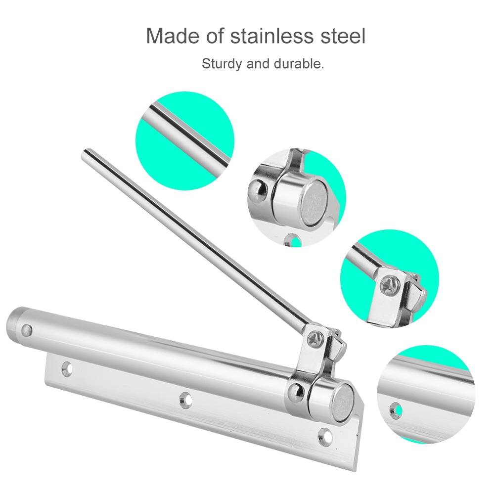 Stainless Steel Automatic Door Closing Spring Buffer Closer