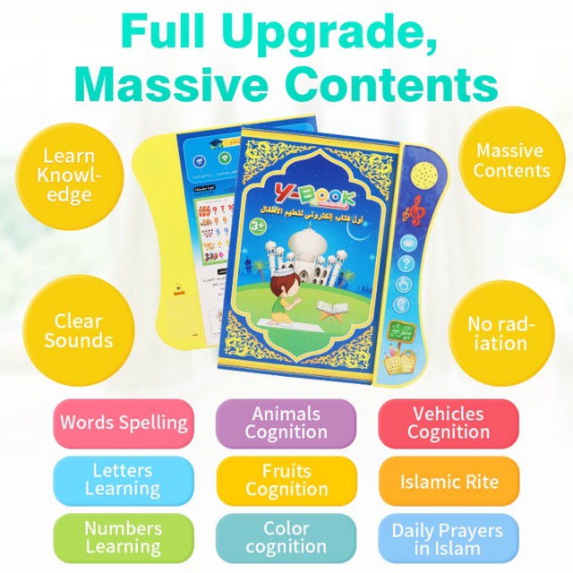 Buy Ready Stock Auntton Islamic Ebook Kids English Arabic Touchpad Voice Learning Book Al Quran Y Book Early Learning Toy Seetracker Malaysia