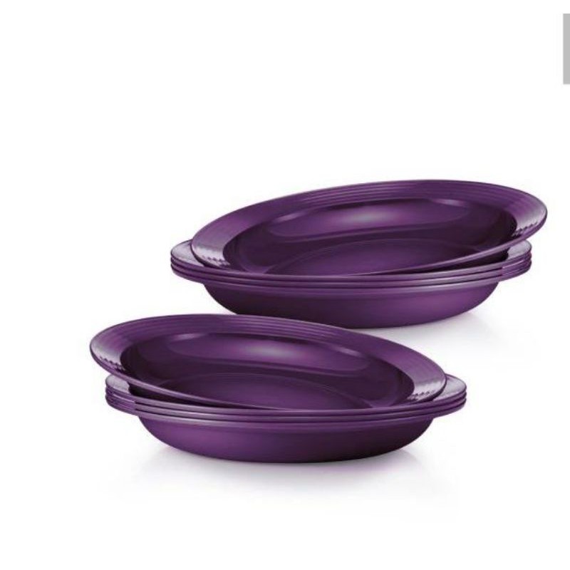 Tupperware Purple Royale Deep Plate 550ml