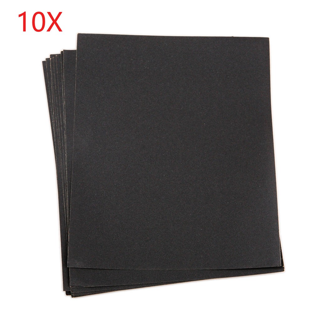 100 Sheets Premium Latex Back Sandpaper Sand Paper 100 Grit 9/" x 11/" Wet//Dry
