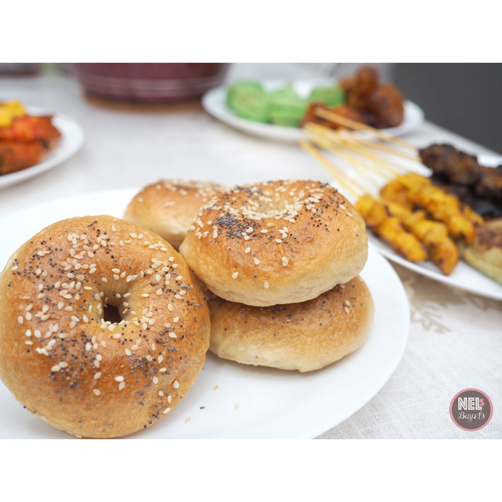 Sourdough bagel set of 5 (100g each) halal Shopee Malaysia