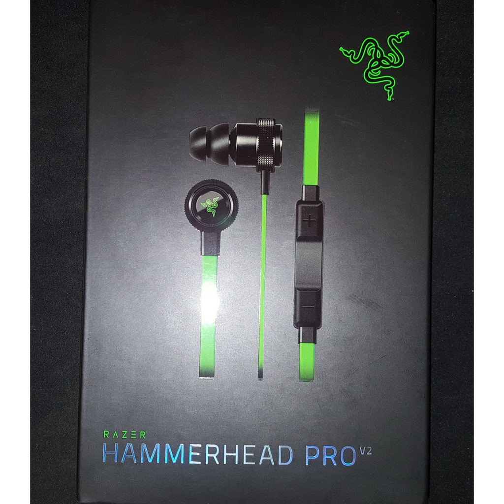 100 Original Razer Hammerhead Pro V2 Earphone With Mic Shopee Malaysia