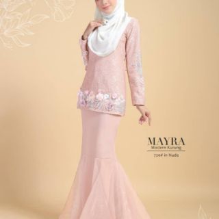 RESTOCK RAYA 2021 Mayra Baju  Kurung  Moden Lace Viral  