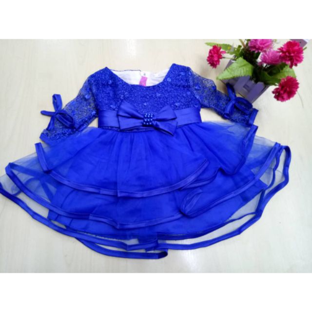 blue dress for baby girl