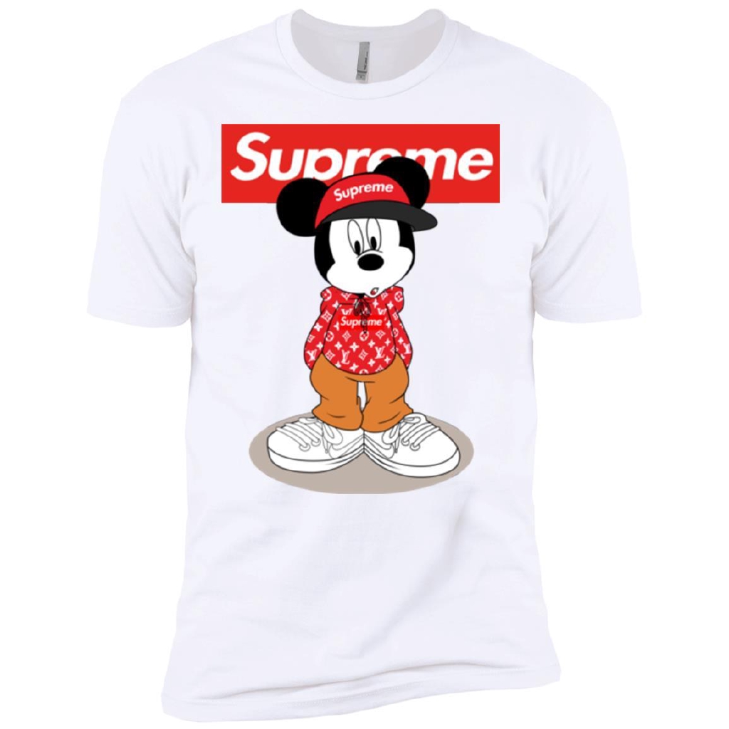 supreme t shirt mickey mouse