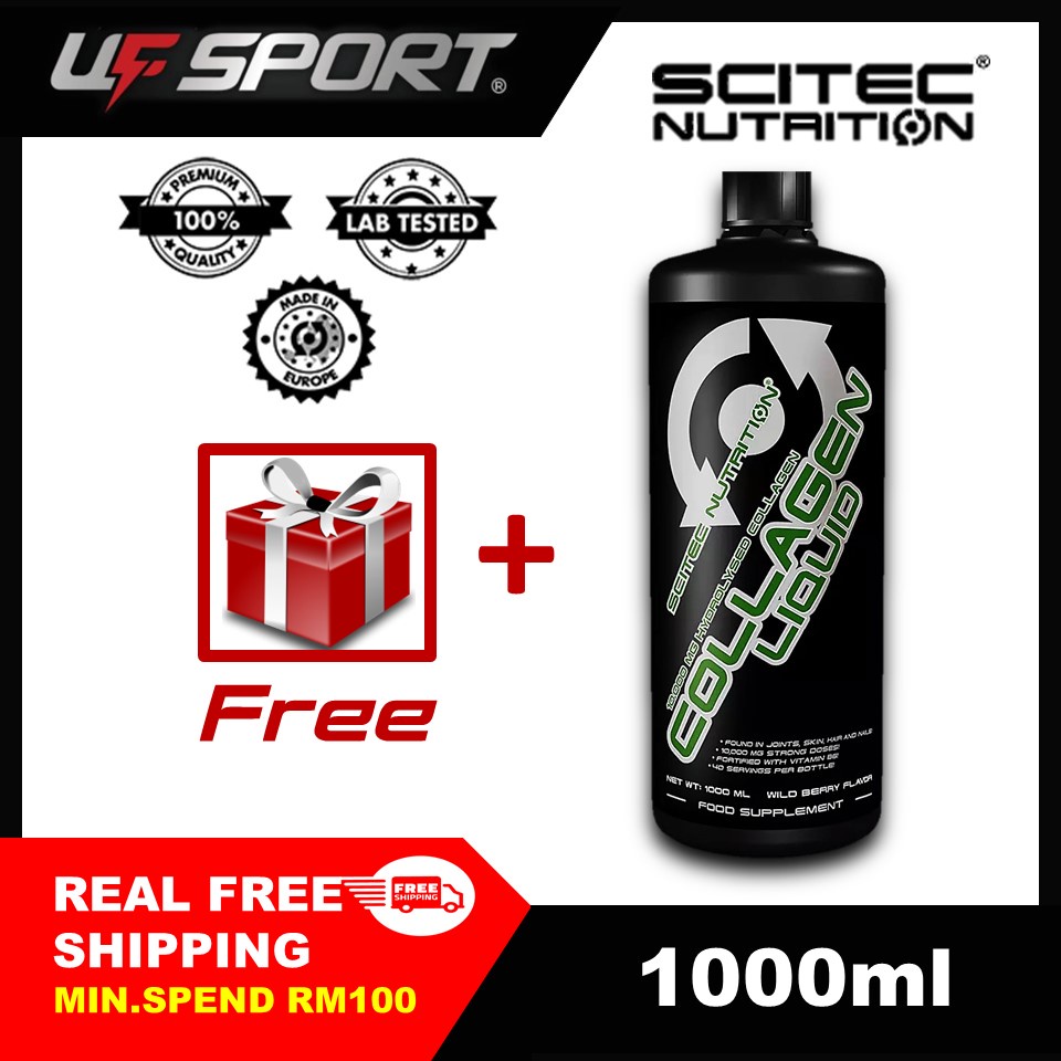 Scitec Nutrition Collagen Liquid 1000ml | Hydrolyzed Collagen | Shopee ...