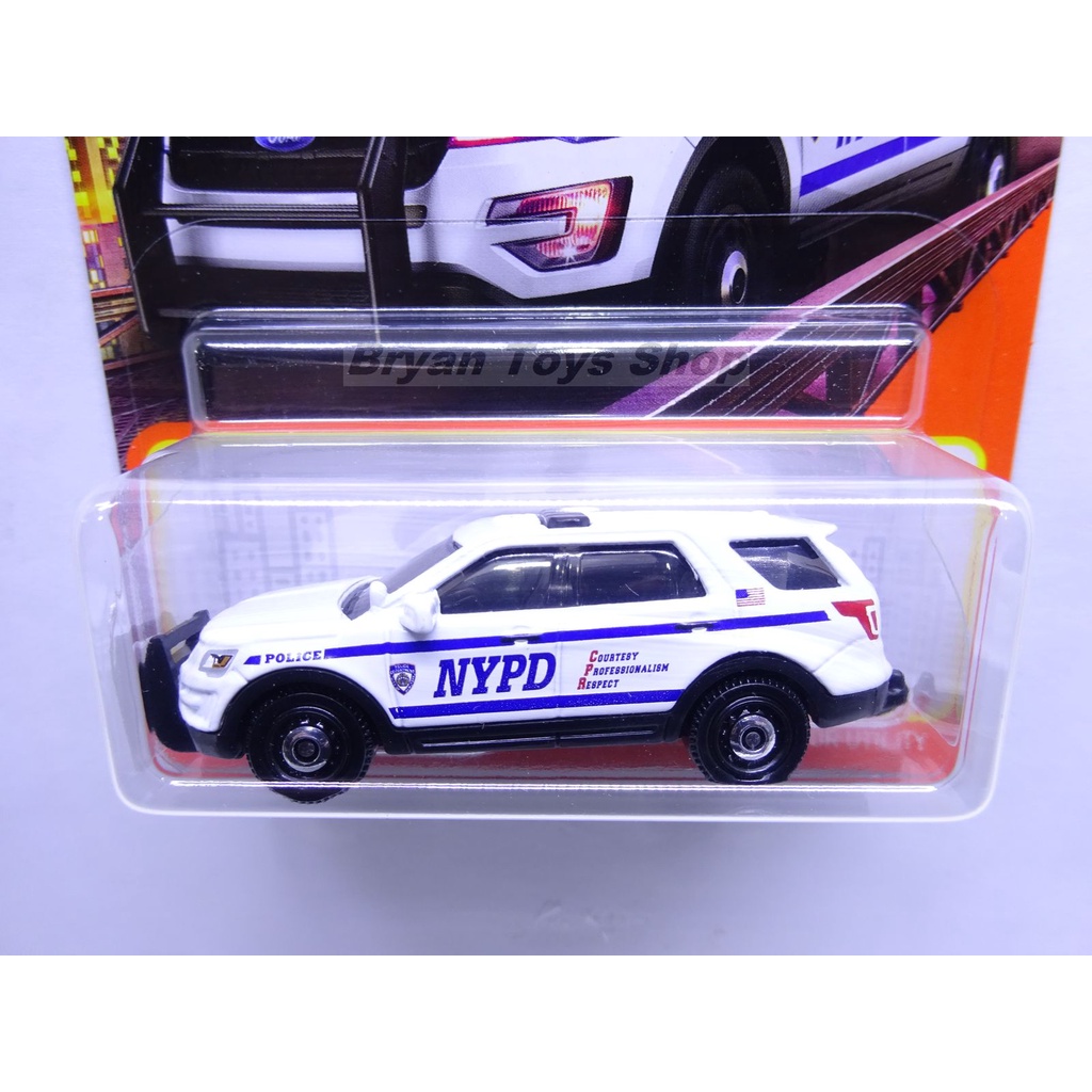 Daron Motormax 1/43 NYPD New York City Police Ford PI Sedan NYC  NY71700 