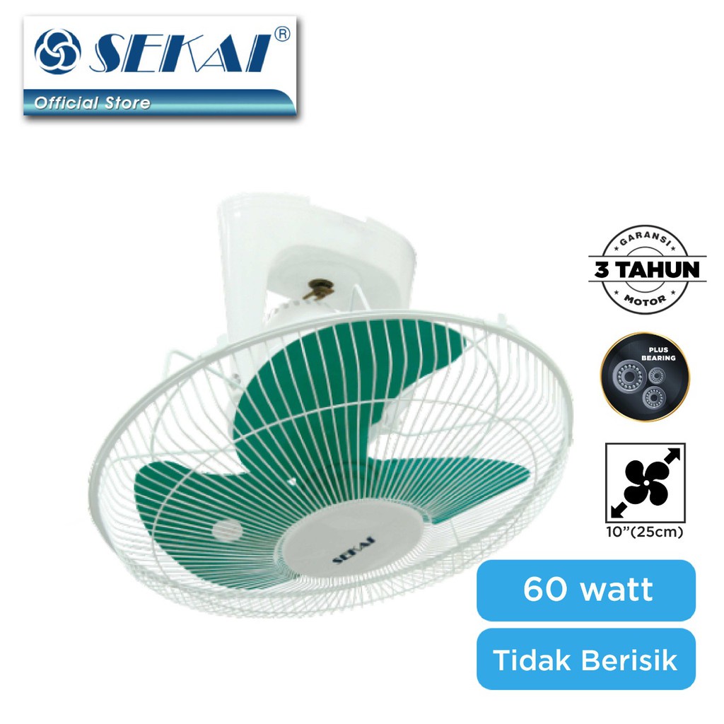 Sekai Auto Fan / Orbit Fan COF-1651 16 Inch Iron Propeller Table Fan Stand Fan