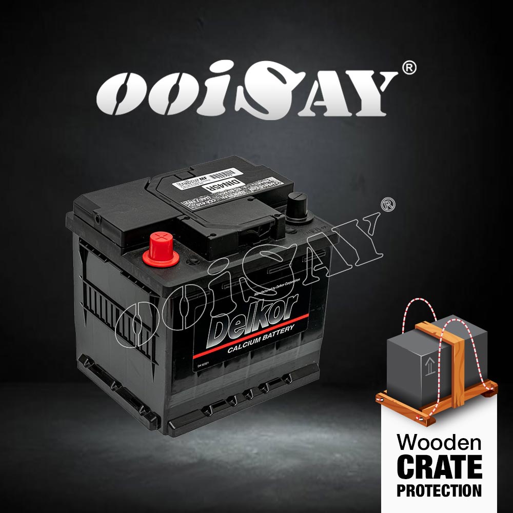 DELKOR DIN45R (MF) - 45AH - CCA 410 - Car Battery - HYUNDAI IONIQ ...