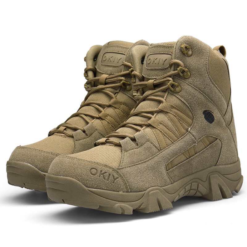Military boots Special Forces Hiking Boots Men Outdoor waterproof Hightop tactical boots Combat