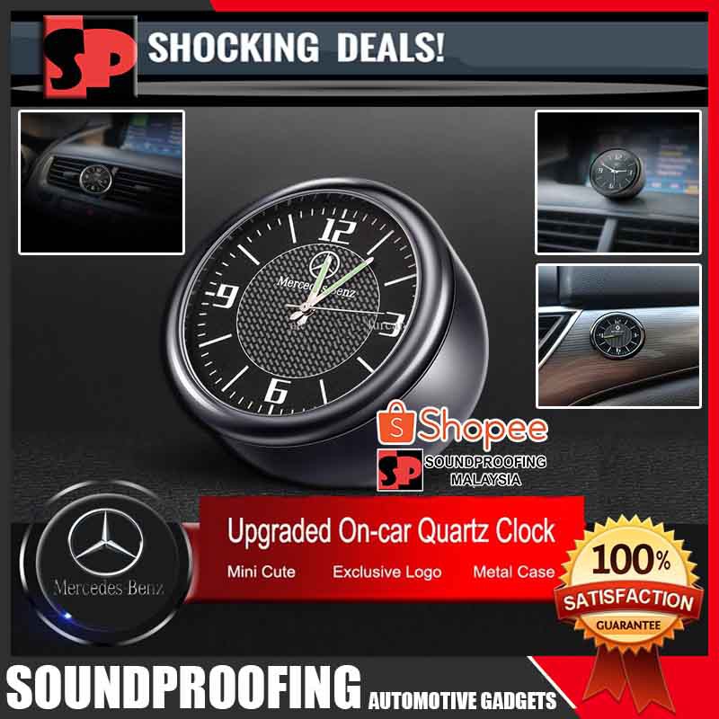 MercedesBenz Car Interior Quartz Clock Shopee Malaysia